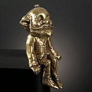 Забавная латунная фигурка хомлина "Дедушка Карл"