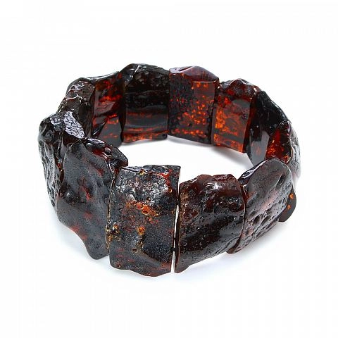 фото Браслет из натурального природного янтаря с лечебным эффектом