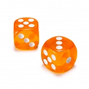 Игральные янтарные кубики для настольных игр