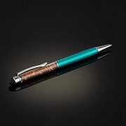 Шариковая ручка-стилус с натуральным балтийским янтарем  
